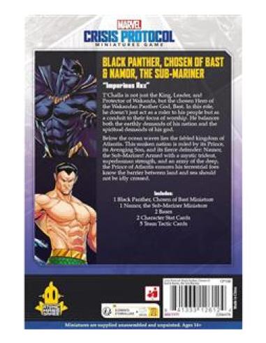 Asmodee MCP: Black Panther & Namor 90 min Expansión de juego de mesa Guerra