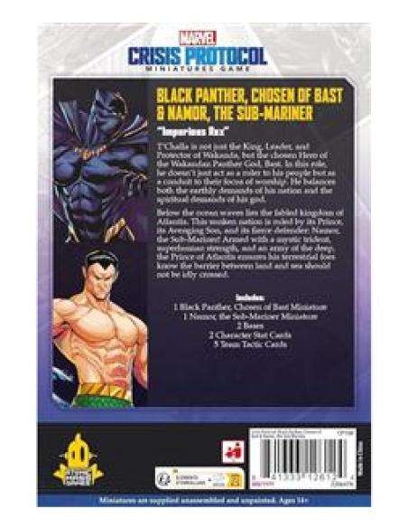 Asmodee MCP: Black Panther & Namor 90 min Expansión de juego de mesa Guerra