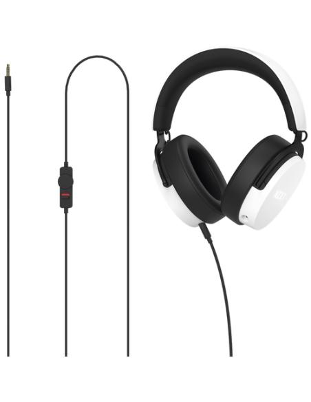 NZXT AP-WCB40-W2 auricular y casco Auriculares Alámbrico Diadema Juego Blanco
