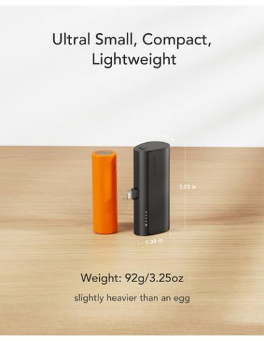 VEGER PlugOn-L VG-W0556P PowerBank plug-on 5000mah PD20W Lightning connector built-in