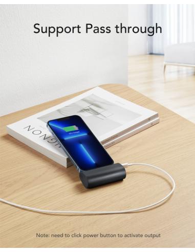 VEGER PlugOn-L VG-W0556P PowerBank plug-on 5000mah PD20W Lightning connector built-in
