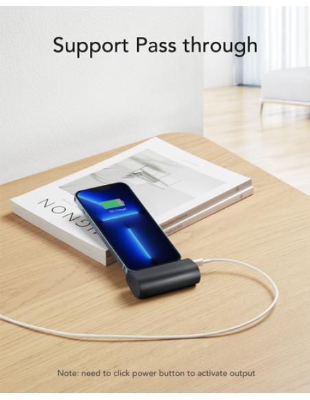 VEGER PlugOn-L VG-W0556P PowerBank plug-on 5000mah PD20W Lightning connector built-in
