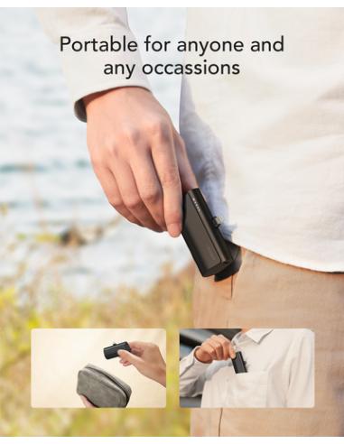 VEGER PlugOn-L VG-W0556P PowerBank plug-on 5000mah PD20W Lightning connector built-in