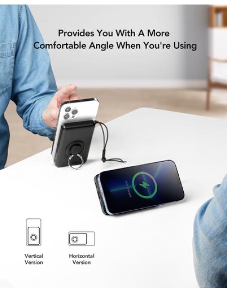 VEGER MagOn W1151-B 10000mAh powerbank Magnetic Wireless PD20W