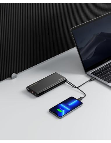 VEGER TC130 VG-W2503-T130 25000mAh powerbank 130W cables bulit-in