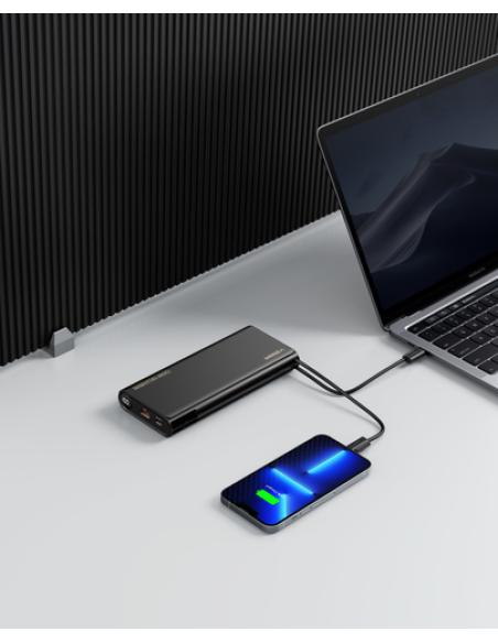 VEGER TC130 VG-W2503-T130 25000mAh powerbank 130W cables bulit-in
