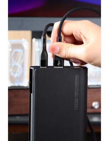 VEGER TC130 VG-W2503-T130 25000mAh powerbank 130W cables bulit-in