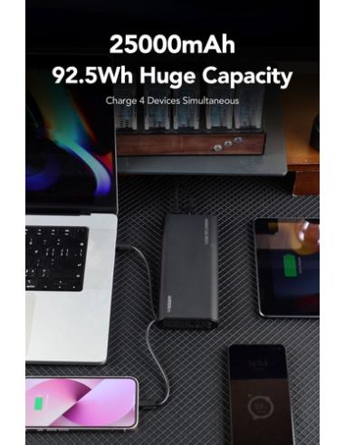 VEGER TC130 VG-W2503-T130 25000mAh powerbank 130W cables bulit-in