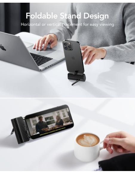 VEGER PLUGON-L PRO VG-W0558P 5000mAh Powerbank Lightning Bulit-in with KickStand