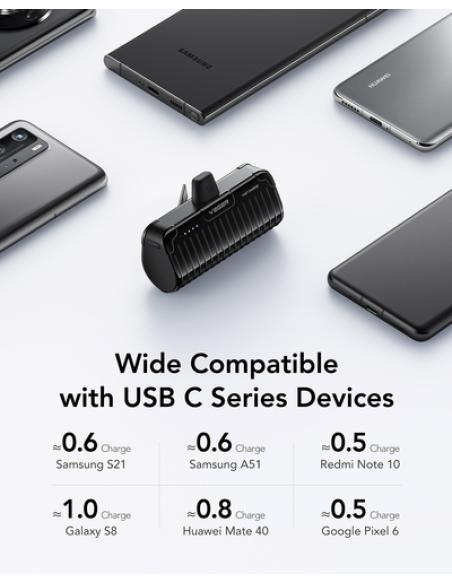 VEGER PLUGON-C VG-W0558 PRO 5000 Powerbank Type-C Bulit-in with KickStand