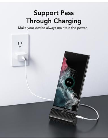 VEGER PLUGON-C VG-W0558 PRO 5000 Powerbank Type-C Bulit-in with KickStand