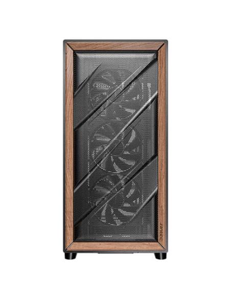 Antec 0-761345-10133-2 carcasa de ordenador Midi Tower Negro, Madera