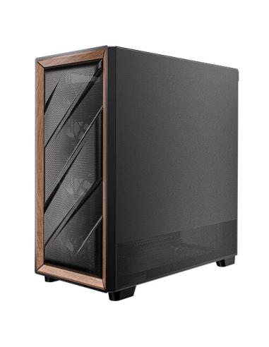 Antec 0-761345-10133-2 carcasa de ordenador Midi Tower Negro, Madera