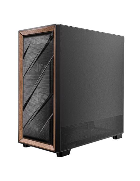 Antec 0-761345-10133-2 carcasa de ordenador Midi Tower Negro, Madera