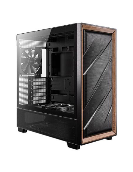 Antec 0-761345-10133-2 carcasa de ordenador Midi Tower Negro, Madera