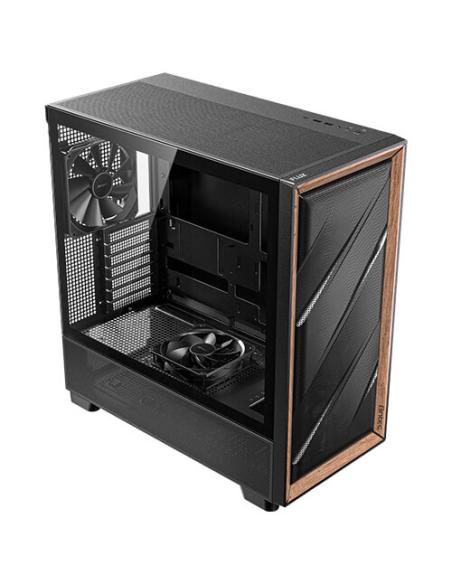 Antec 0-761345-10133-2 carcasa de ordenador Midi Tower Negro, Madera