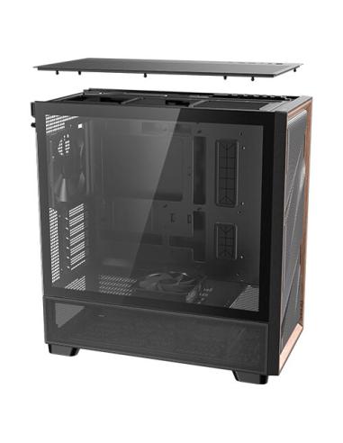 Antec 0-761345-10133-2 carcasa de ordenador Midi Tower Negro, Madera