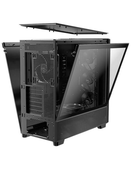 Antec 0-761345-10133-2 carcasa de ordenador Midi Tower Negro, Madera