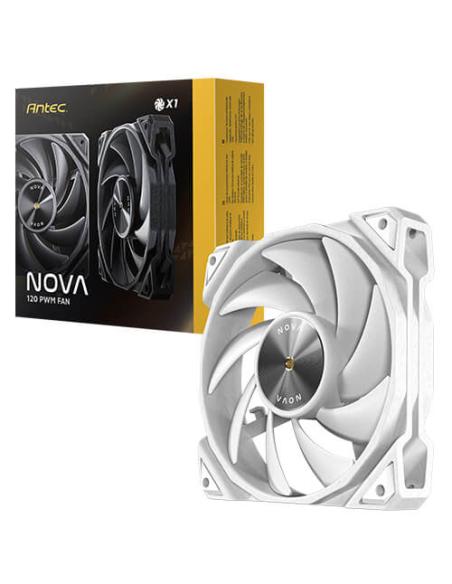 Antec Nova Carcasa del ordenador Ventilador 12 cm Blanco 1 pieza(s)