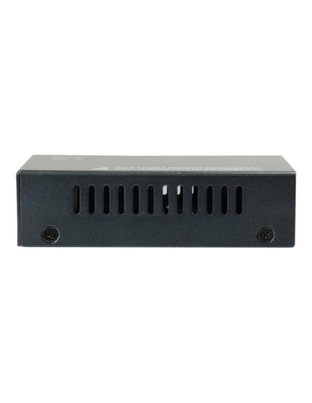 LevelOne GVT-2012 convertidor de medio 1000 Mbit/s Negro