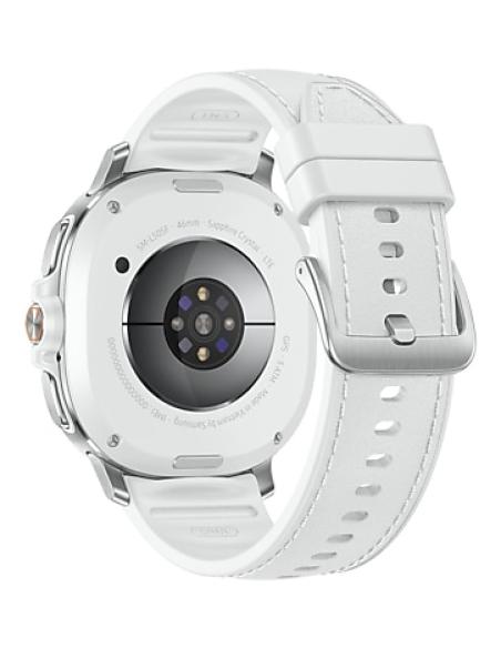 Samsung Galaxy Watch 8 Classic 3,3 cm (1.3") AMOLED 46 mm Digital 438 x 438 Pixeles Pantalla táctil 4G Plata Wifi GPS (satélite)