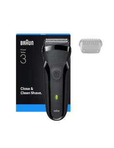 Braun Series 3 300S Máquina de afeitar de láminas Recortadora Negro 2