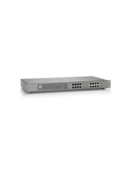 LevelOne FEP-1612W380 switch Fast Ethernet (10/100) Energía sobre Ethernet (PoE) Gris