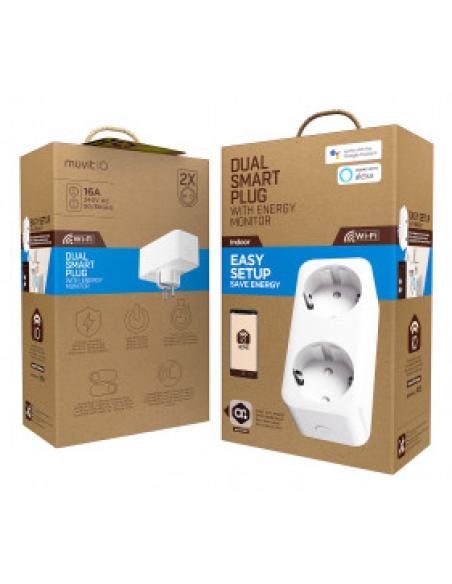 Muvit MIOSMP009 enchufe inteligente Hogar Blanco