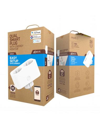 Muvit MIOSMP009 enchufe inteligente Hogar Blanco