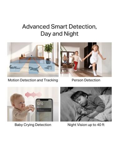 Mercusys MC200 cámara de vigilancia Bombilla Interior 1920 x 1080 Pixeles Techo/Escritorio