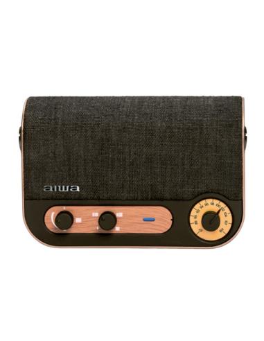 Aiwa RBTU-600 altavoz portátil o de fiesta Altavoz monofónico portátil Beige, Negro 5 W