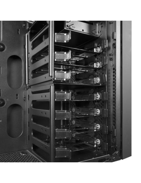 Chieftec CW-01B-OP carcasa de ordenador Torre Negro