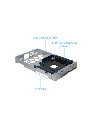 Chieftec BE-10B-300 carcasa de ordenador Small Form Factor (SFF) Negro 300 W