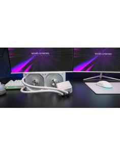 Mars Gaming ML-PROII240W Procesador Kit de refrigeración líquida 12 cm Blanco 1 pieza(s) 2