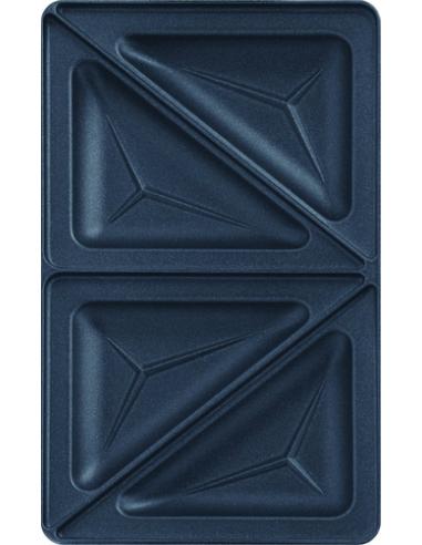 Tefal Snack Collection SW852D sandwichera 700 W Negro, Acero inoxidable