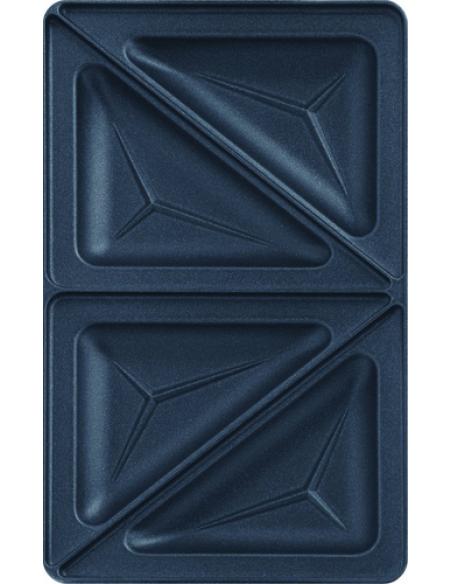 Tefal Snack Collection SW852D sandwichera 700 W Negro, Acero inoxidable