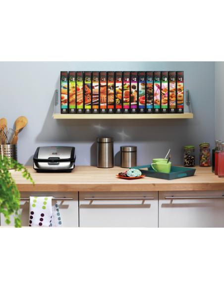 Tefal Snack Collection SW852D sandwichera 700 W Negro, Acero inoxidable