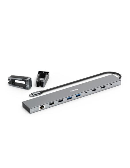 Hama Connect2Office Basic Alámbrico USB 3.2 Gen 1 (3.1 Gen 1) Type-C Antracita, Gris