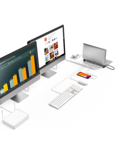 Hama Connect2Office Basic Alámbrico USB 3.2 Gen 1 (3.1 Gen 1) Type-C Antracita, Gris