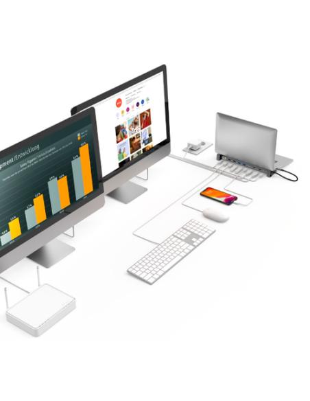 Hama Connect2Office Basic Alámbrico USB 3.2 Gen 1 (3.1 Gen 1) Type-C Antracita, Gris