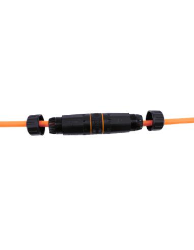 Equip 221162 cambiador de género para cable RJ-45 Negro, Naranja