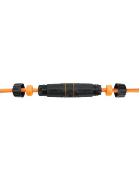 Equip 221162 cambiador de género para cable RJ-45 Negro, Naranja