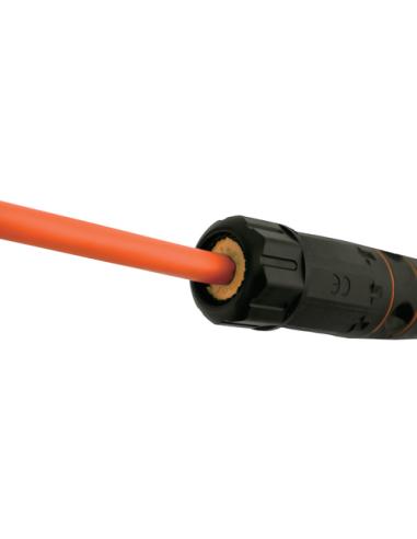 Equip 221162 cambiador de género para cable RJ-45 Negro, Naranja