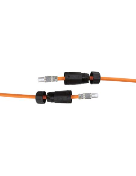 Equip 221162 cambiador de género para cable RJ-45 Negro, Naranja