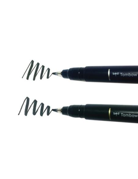 Tombow WS-BHS-2P pluma fuente Negro 2 pieza(s)