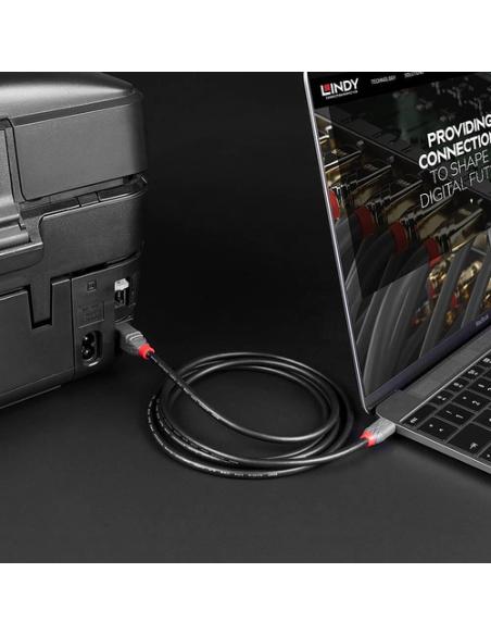 Lindy 36940 cable USB USB 2.0 0,5 m USB C USB B Negro