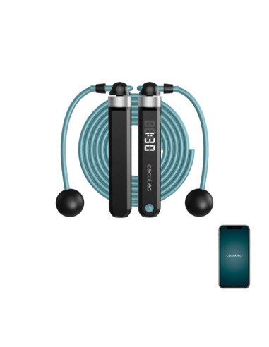 Cecotec 07196 cuerda para saltar Negro, Azul 250 g