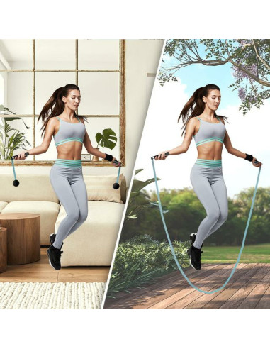 Cecotec 07196 cuerda para saltar Negro, Azul 250 g