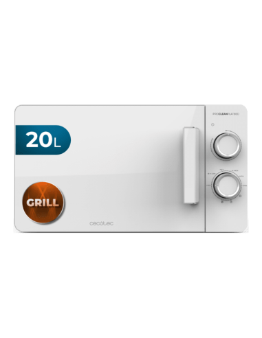 MICROONDAS CECOTEC PROCLEAN 3120 FLATBED / 20l / 700W / GRILL 800W / HASTA 30min / A01_EU01_100516