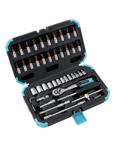 MALETIN HERRAMIENTAS CECOTEC TOOLBOX KRK 2200 / 46 PIEZAS / MALETIN / A01_EU01_114471